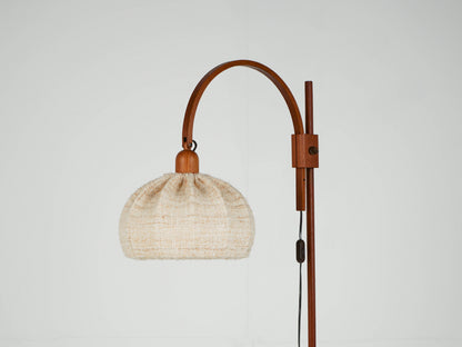 Vintage Teak Leuchte Stehleuchte Stehlampe Domus Mid Century