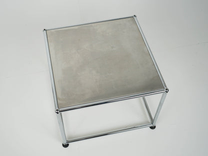 USM Haller Couchtisch Edelstahl
