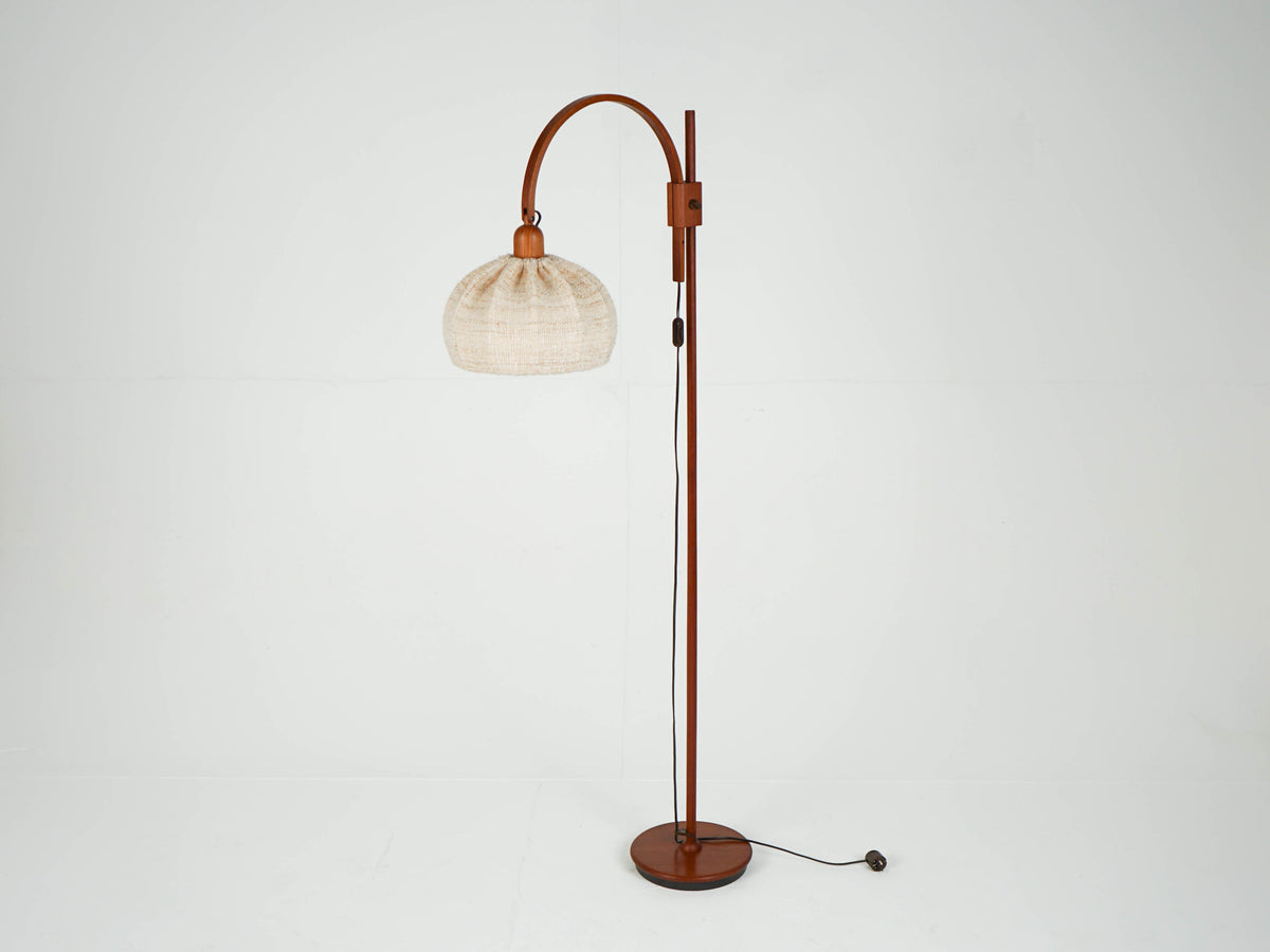 Vintage Teak Leuchte Stehleuchte Stehlampe Domus Mid Century
