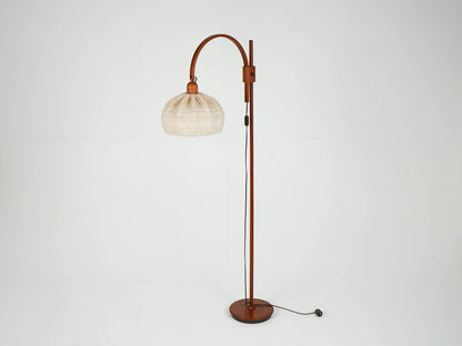 Vintage Teak Leuchte Stehleuchte Stehlampe Domus Mid Century