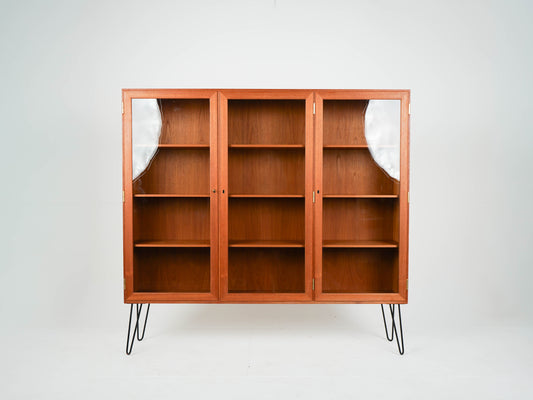 XXL Teak Vitrine Vintage 60er Mid Century Retro Dänisch