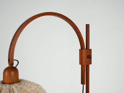 Vintage Teak Leuchte Stehleuchte Stehlampe Domus Mid Century