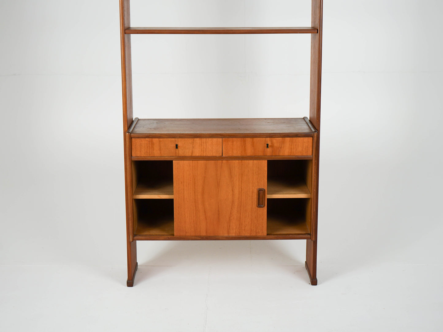 Teak Schrank Bücherregal Regal Dänisch Vintage 60er Mid Century