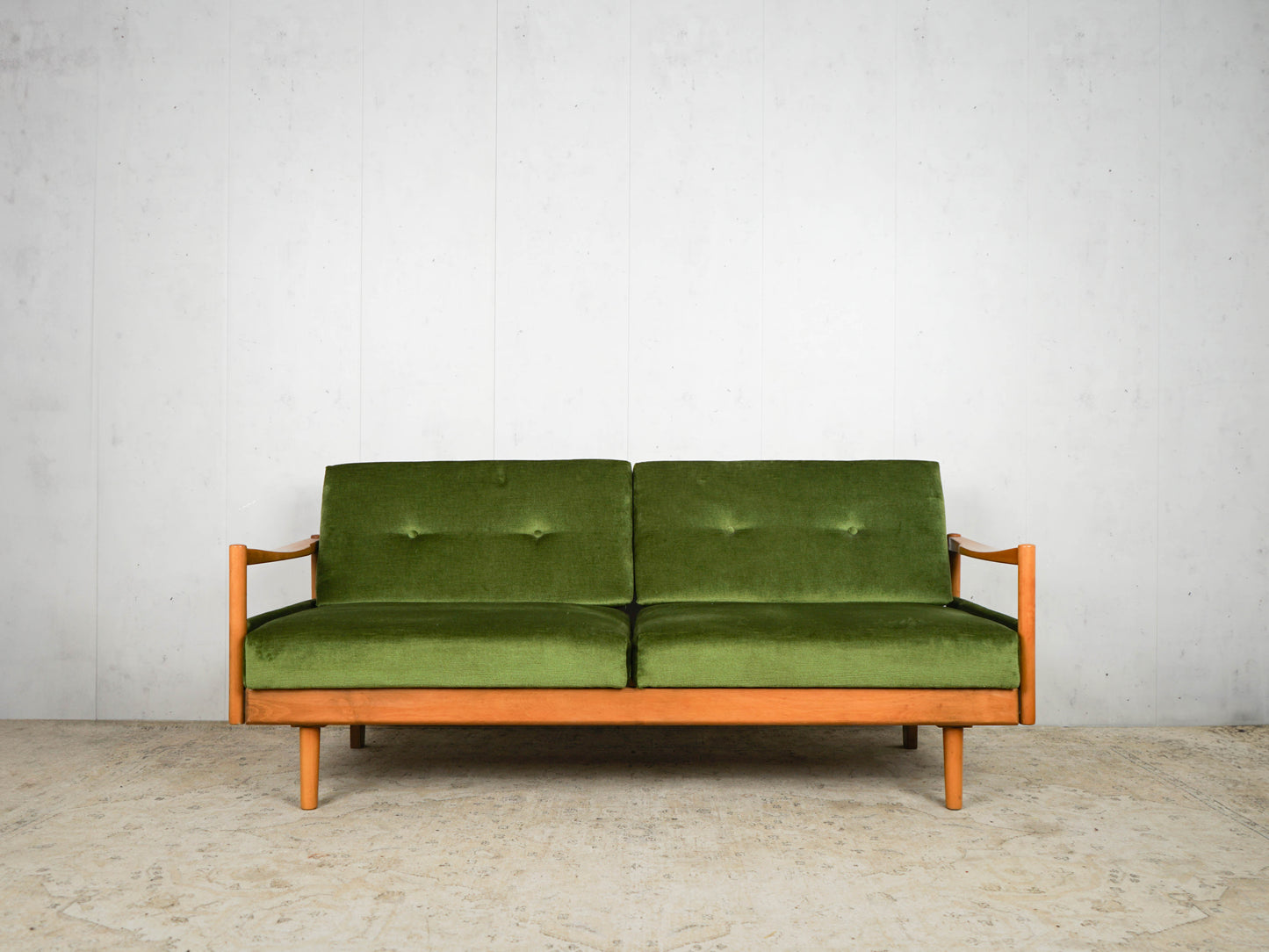 Knoll Sofa Daybed Vintage Mid Century Schlafcouch