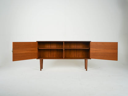 Teak Sideboard Schrank Anrichte Vinyl Vintage Mid Century