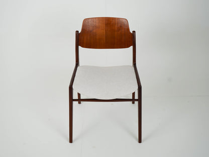SET 6x Teak Stuhl Esszimmerstuhl Neubezug Vintage 60er Mid Century