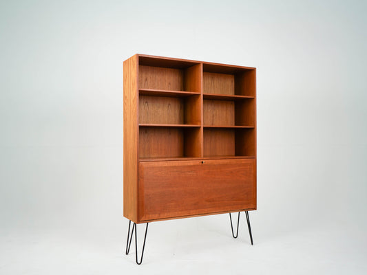 Teak Regal Bücherregal Vintage 60er Mid Century Schrank Dänisch