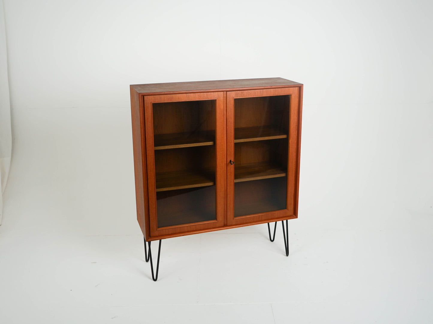 Teak Vitrine Vintage 60er Mid Century Retro Dänisch