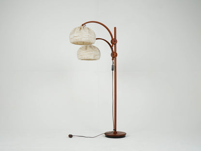 Vintage Teak Leuchte Stehleuchte Stehlampe Domus Mid Century