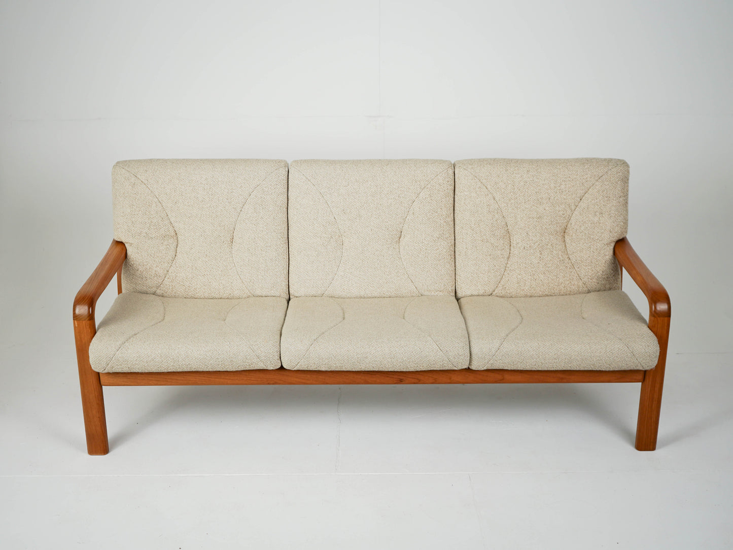 Vintage Sofa Beige Couch 60er Mid Century Retro Dänisch