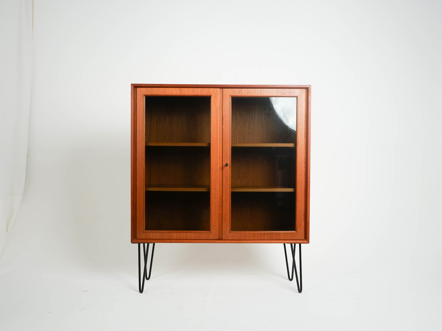 Teak Vitrine Vintage 60er Mid Century Retro Dänisch