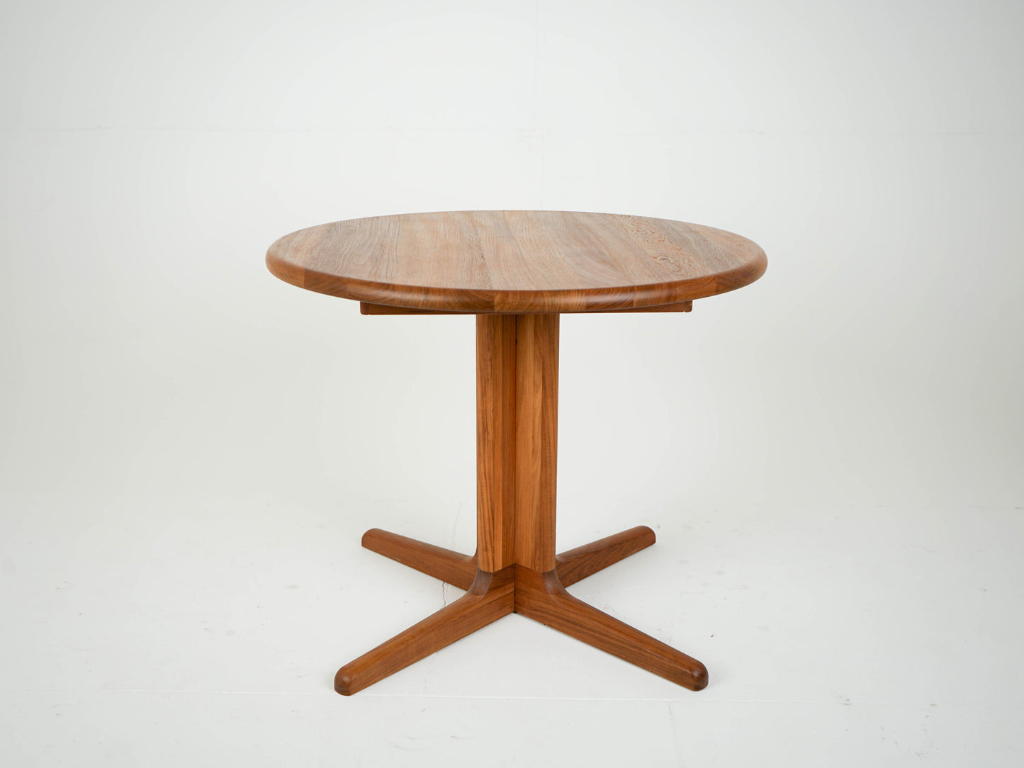 Teak Tisch Esstisch Rund Dänisch Vintage 60er Mid Century