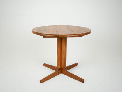 Teak Tisch Esstisch Rund Dänisch Vintage 60er Mid Century