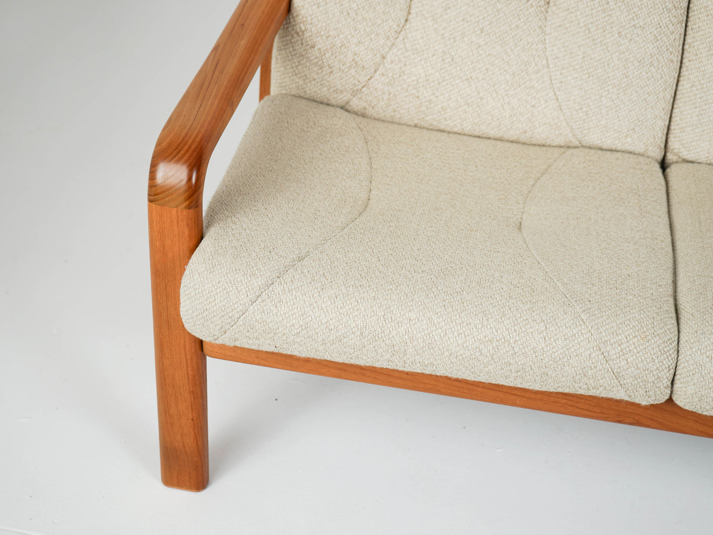 Vintage Sofa Beige Couch 60er Mid Century Retro Dänisch