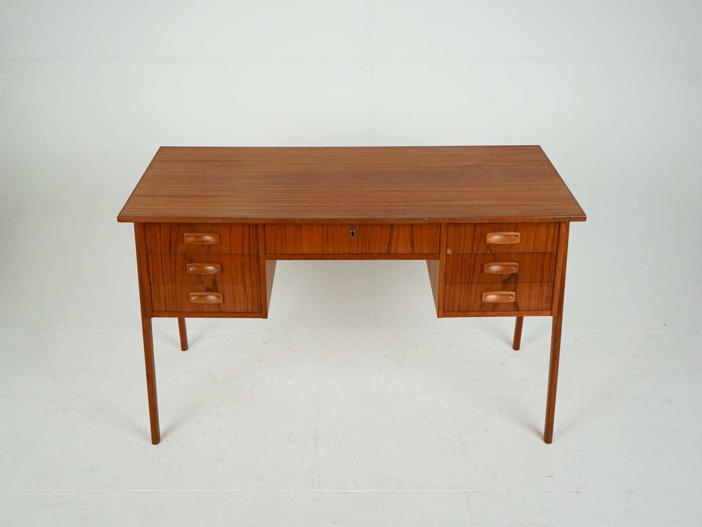 Vintage Teak Schreibtisch Desk Mid Century 60er