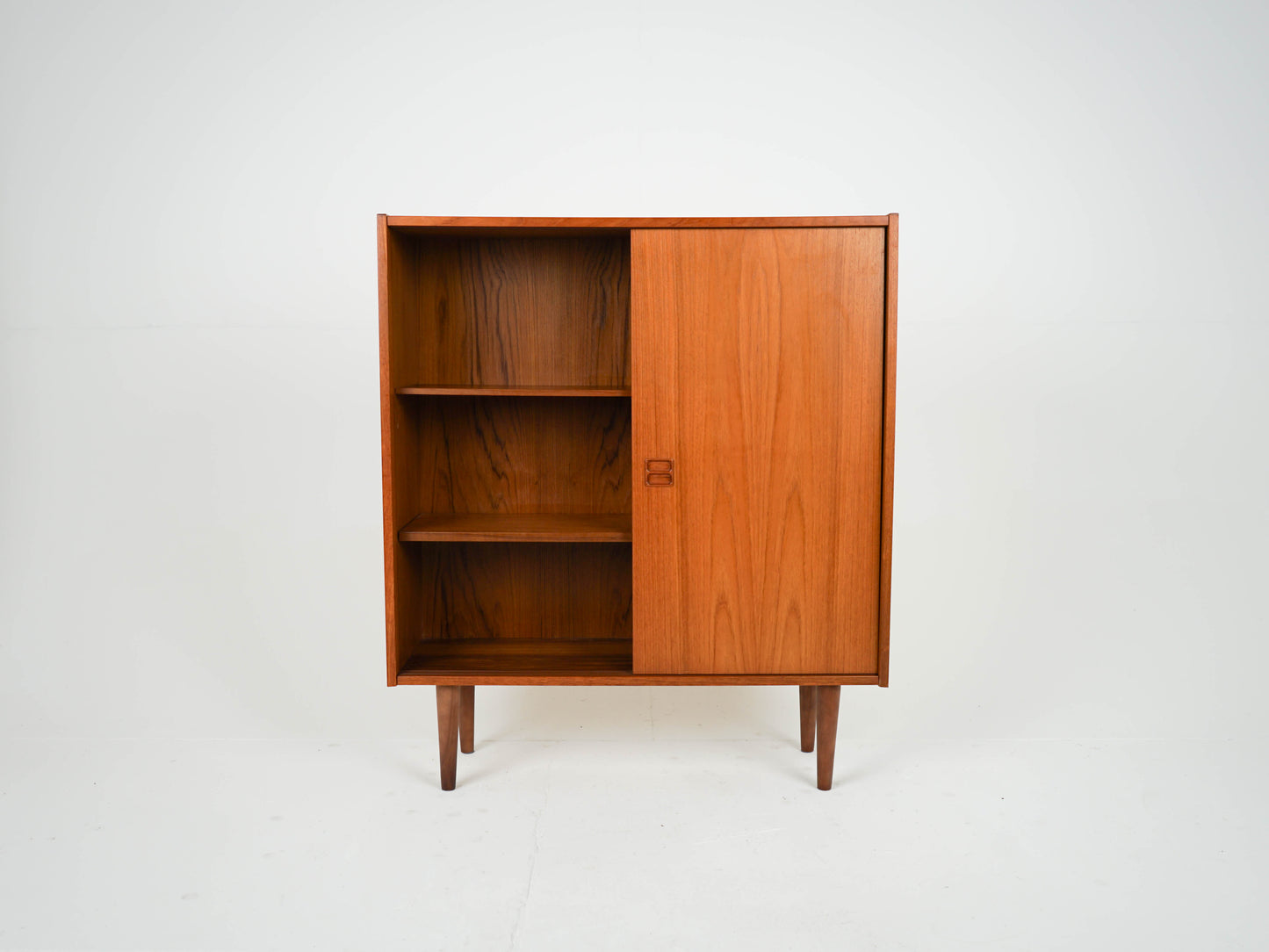 Teak Regal Bücherregal Schrank Vintage 60er Mid Century Dänisch