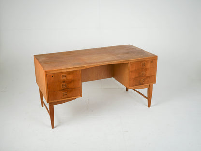 Vintage Schreibtisch Eiche Desk Mid Century 60er