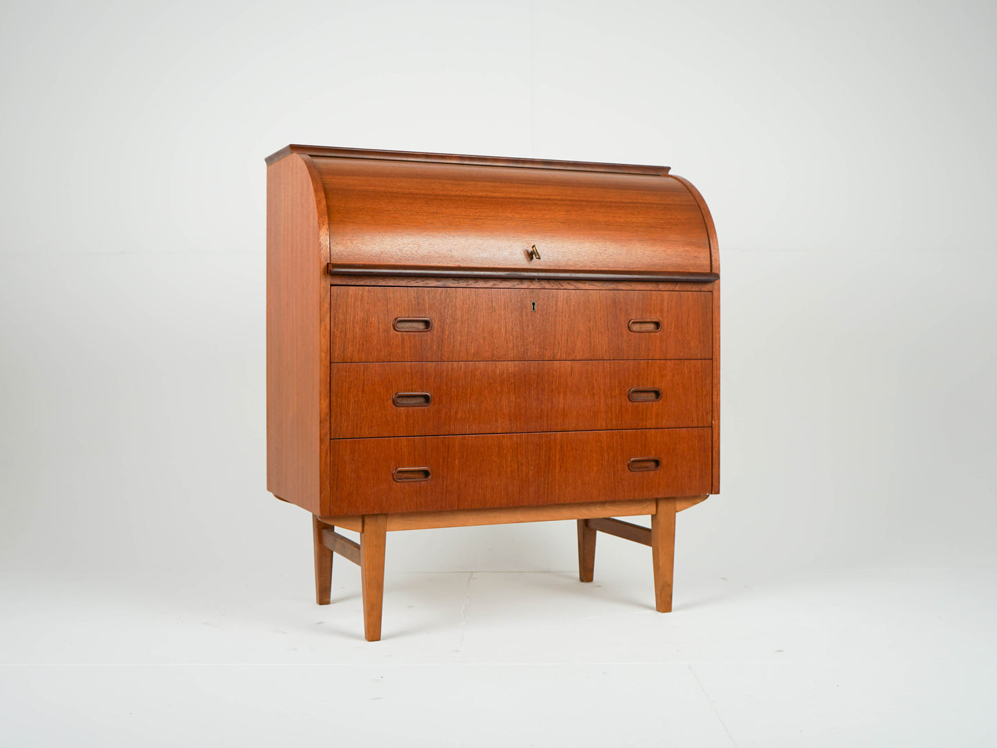 Vintage Teak Sekretär Mid Century Kommode Anrichte