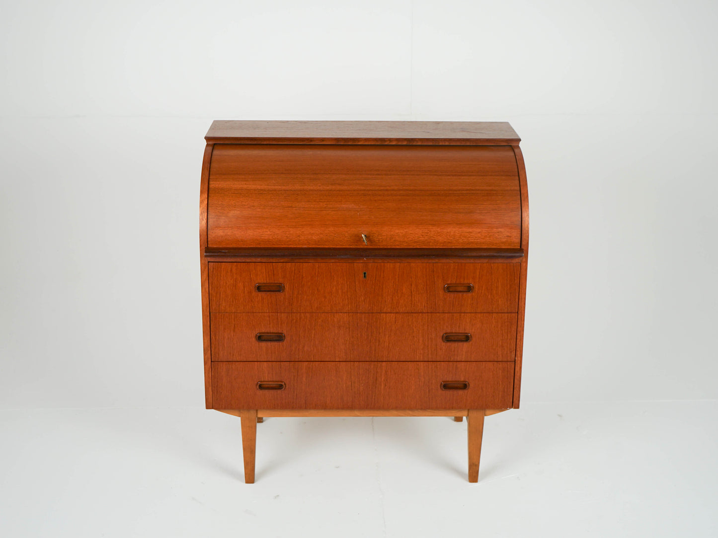 Vintage Teak Sekretär Mid Century Kommode Anrichte
