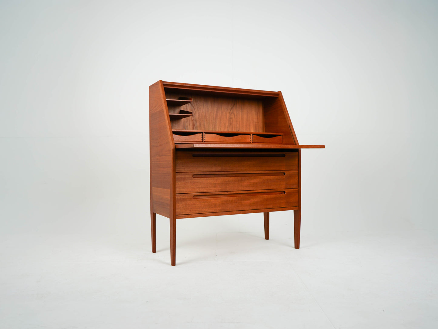 Vintage Teak Sekretär von Kai Kristiansen Mid Century