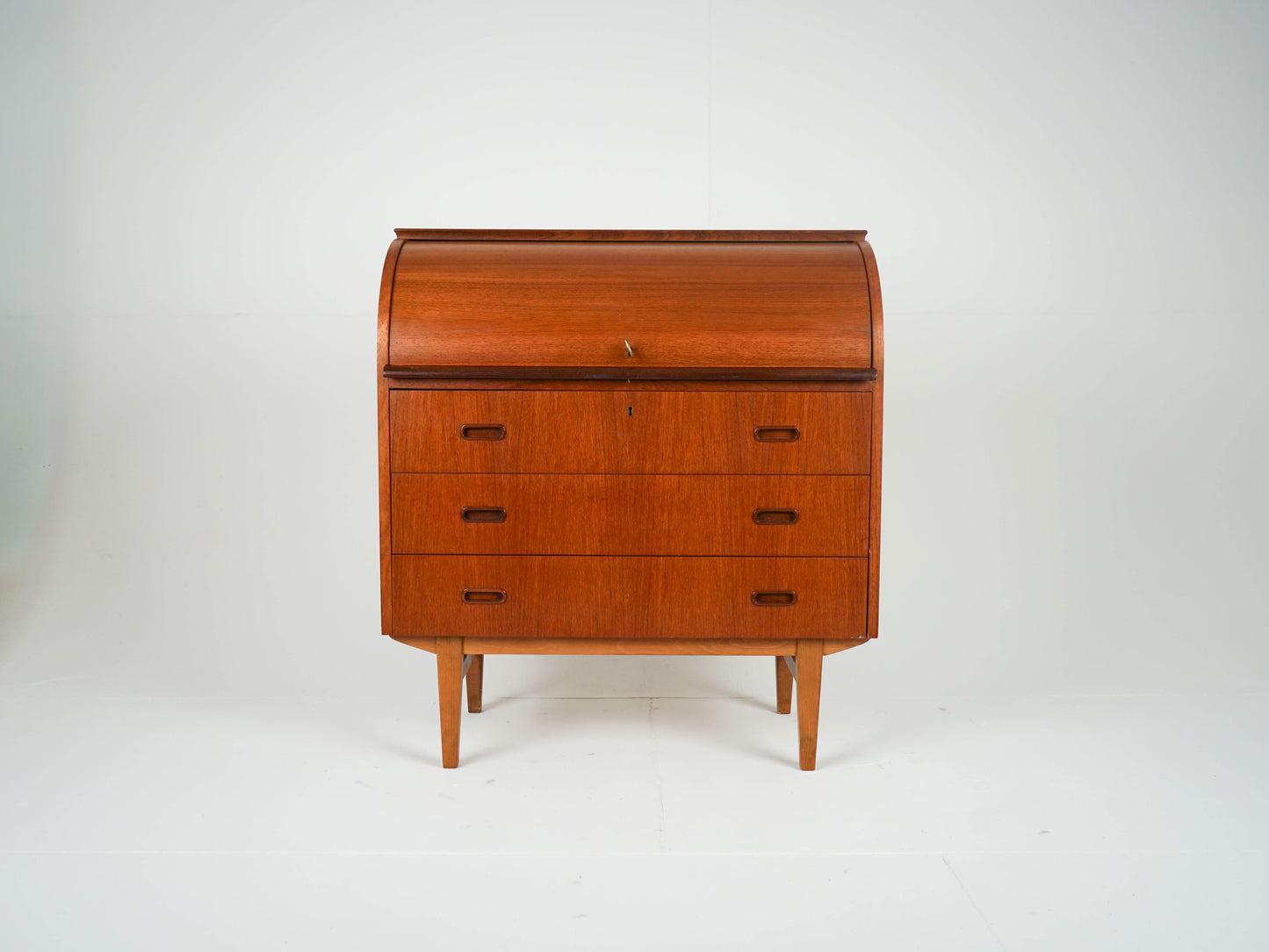 Vintage Teak Sekretär Mid Century Kommode Anrichte
