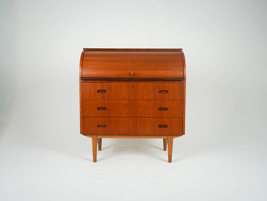 Vintage Teak Sekretär Mid Century Kommode Anrichte