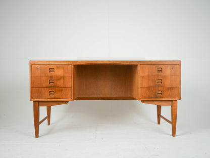 Vintage Schreibtisch Eiche Desk Mid Century 60er