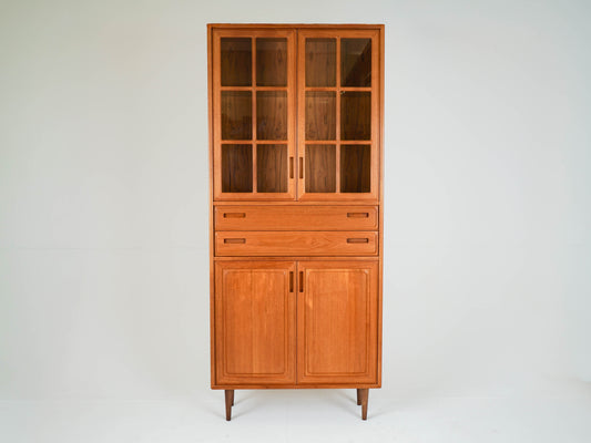 Teak Schrank Kleiderschrank Vitrine Dänisch Vintage Mid Century