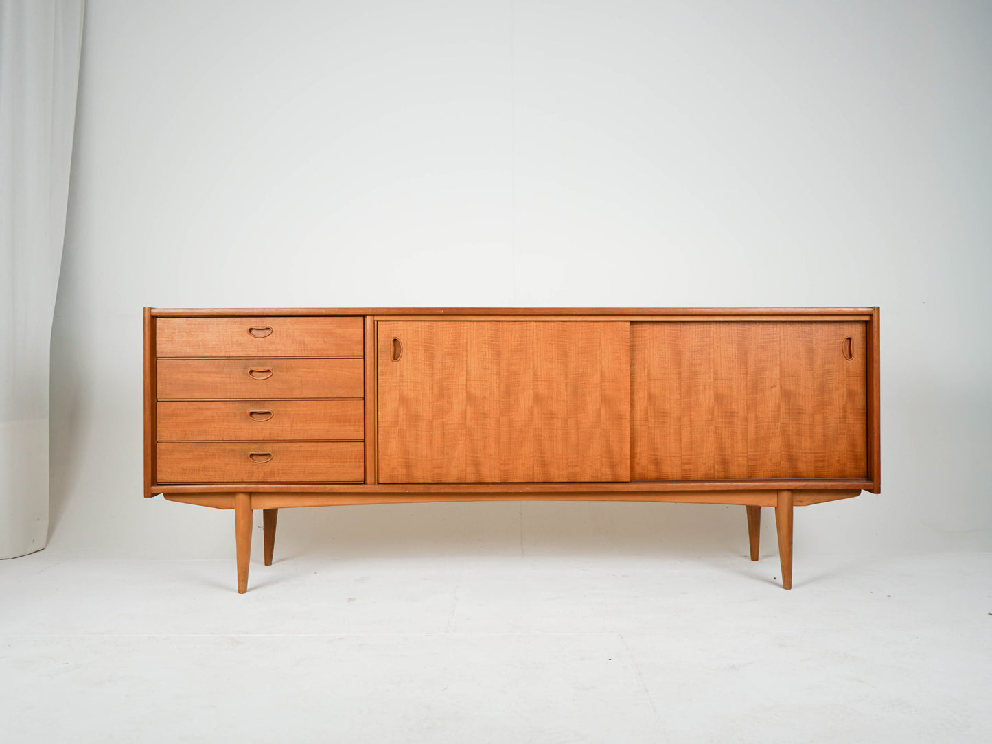 Teak Sideboard Anrichte Vintage 60er Mid Century