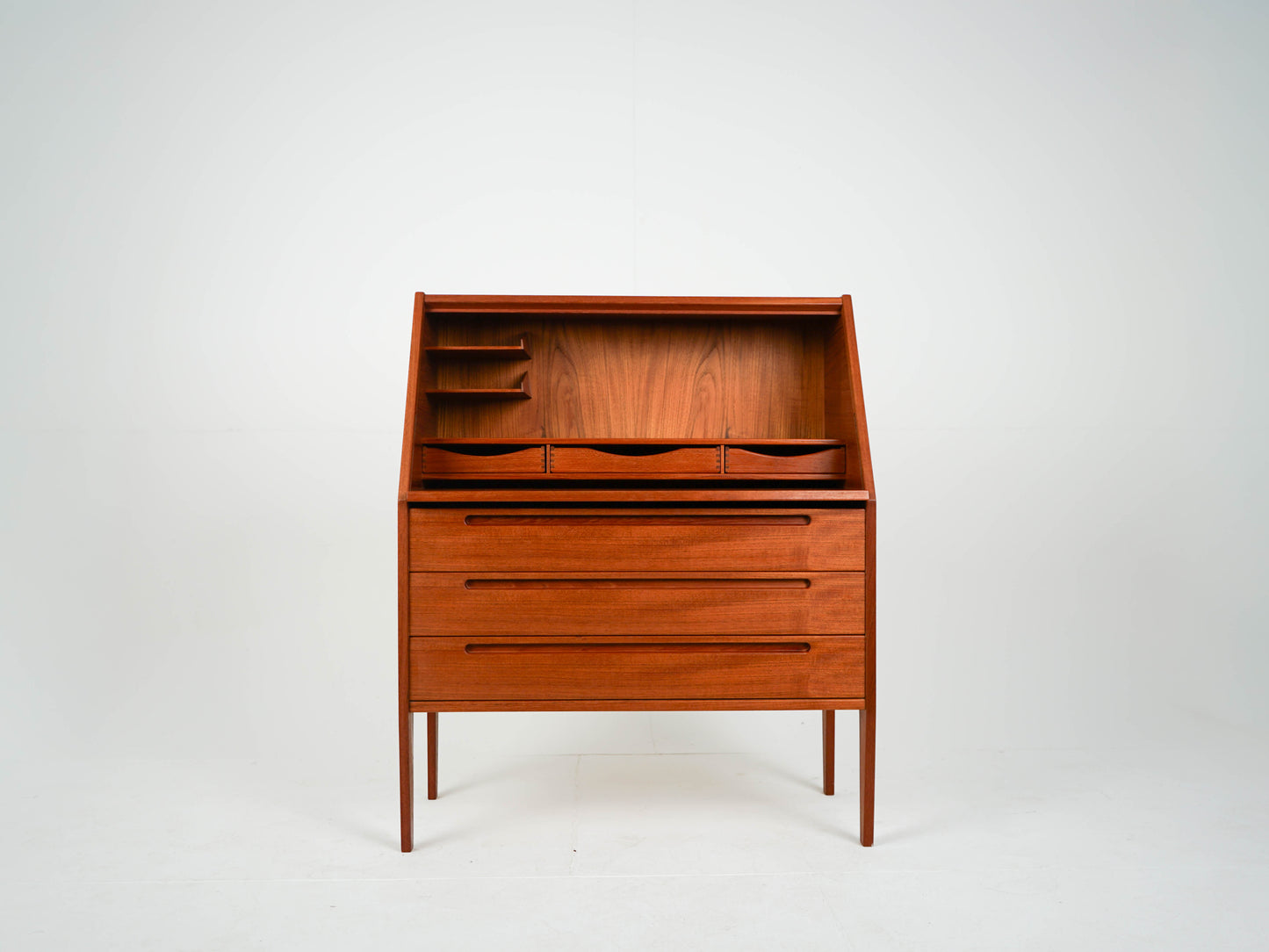 Vintage Teak Sekretär von Kai Kristiansen Mid Century