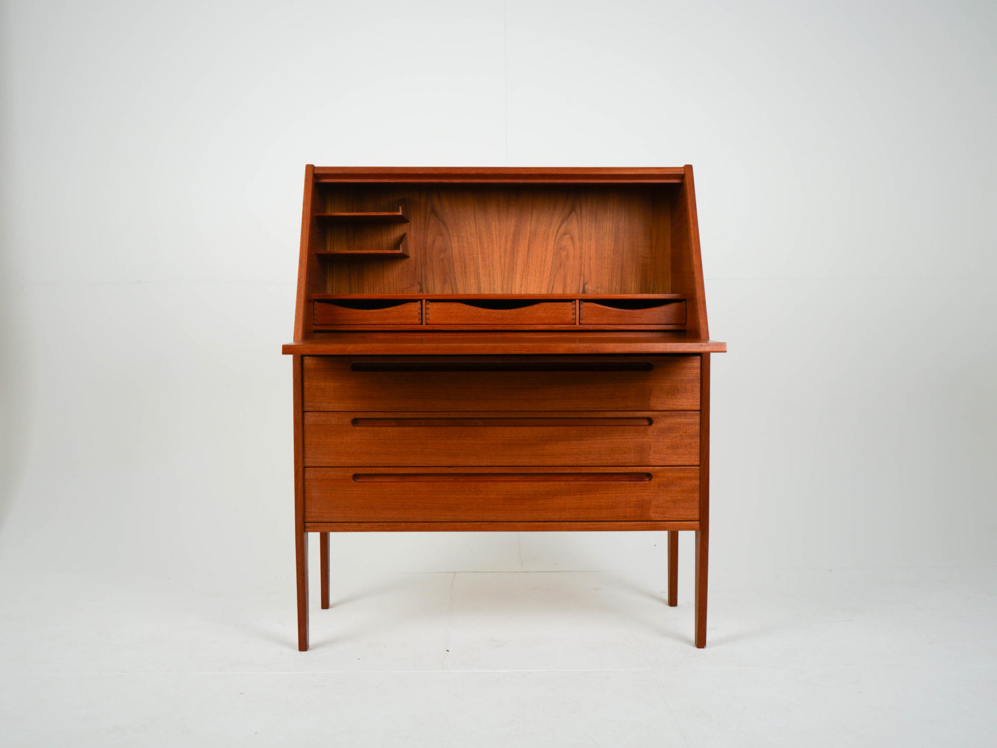 Vintage Teak Sekretär von Kai Kristiansen Mid Century