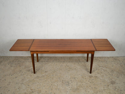 Teak Tisch Couchtisch ausziehbar Dänisch Vintage 60er Mid Century