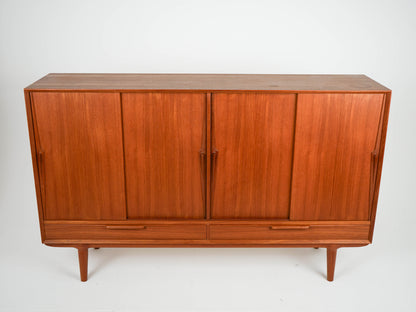 Teak Highboard Mid Century Dänisch Vintage Omann Jun 13