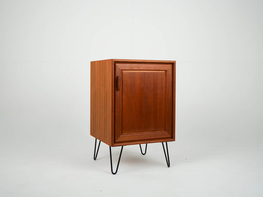 Teak Sideboard Schrank Nachttisch Vinyl Vintage Mid Century