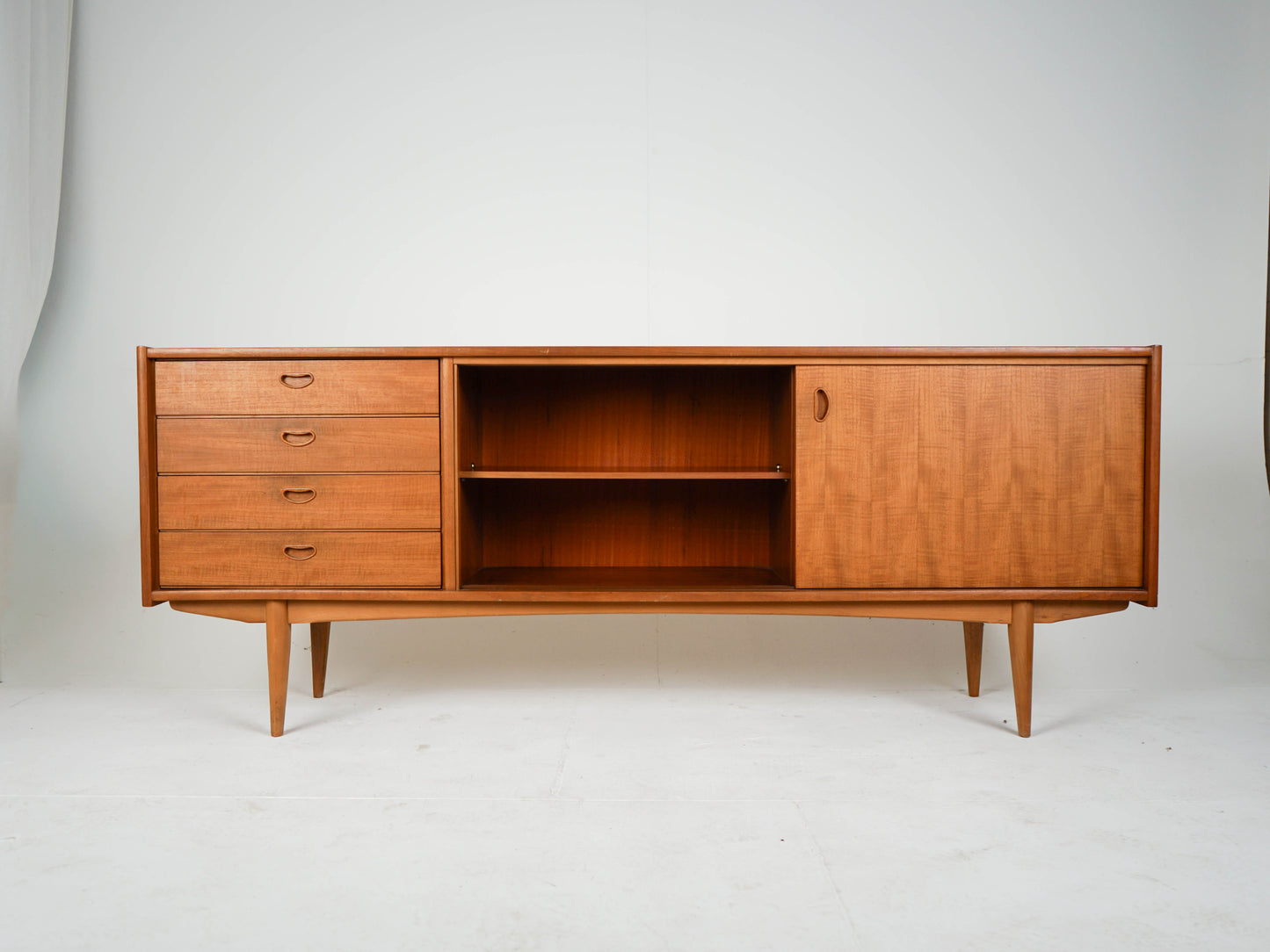 Teak Sideboard Anrichte Vintage 60er Mid Century