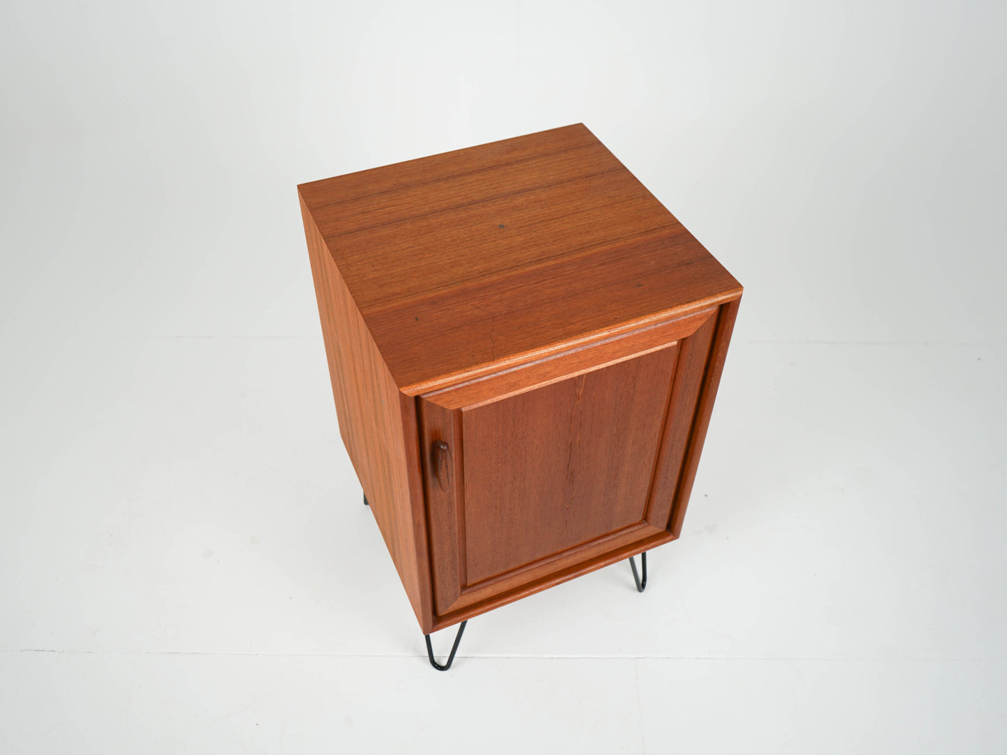 Teak Sideboard Schrank Nachttisch Vinyl Vintage Mid Century