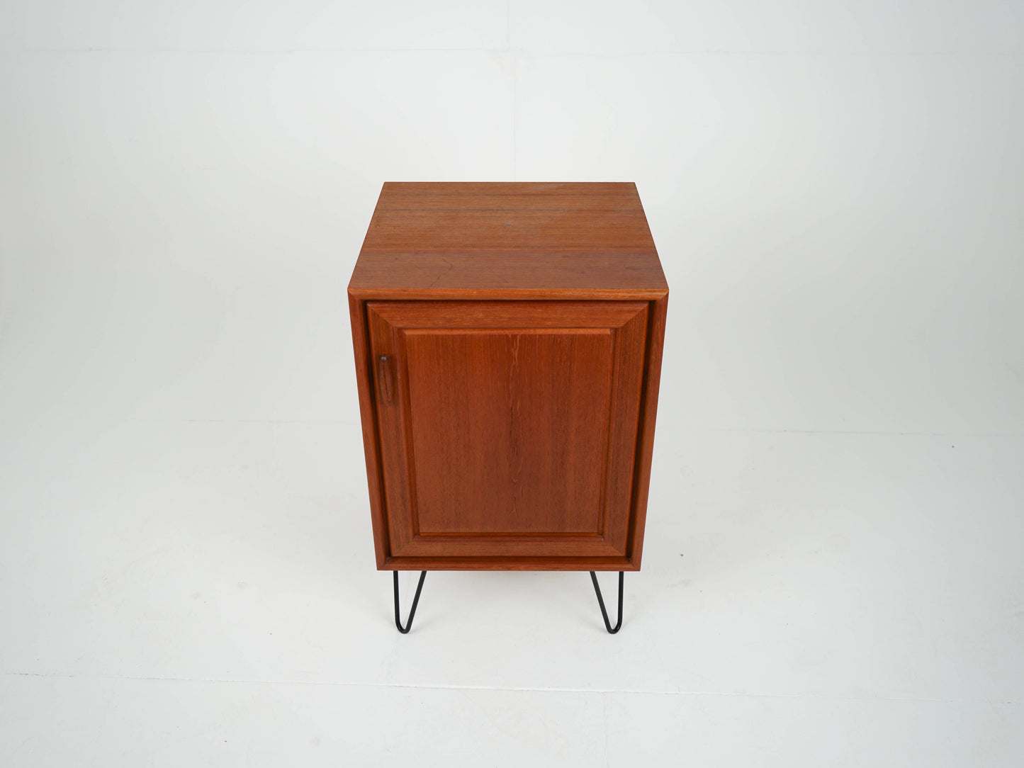 Teak Sideboard Schrank Nachttisch Vinyl Vintage Mid Century