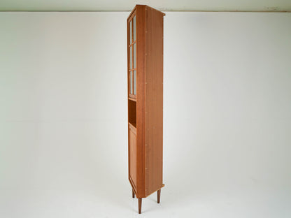 Teak Schrank Eckschrank Vitrine Dänisch Vintage Mid Century