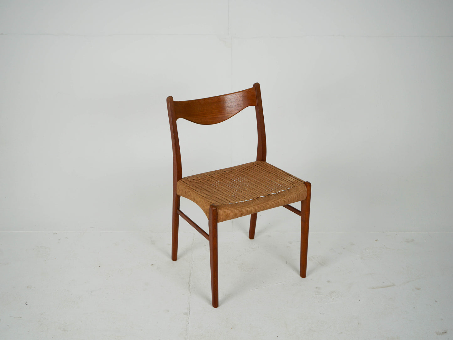 Arne Wahl Iversen Teak Stuhl GS61