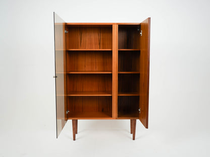 Vintage Teak Vitrine Schrank Vintage Mid Century Danish