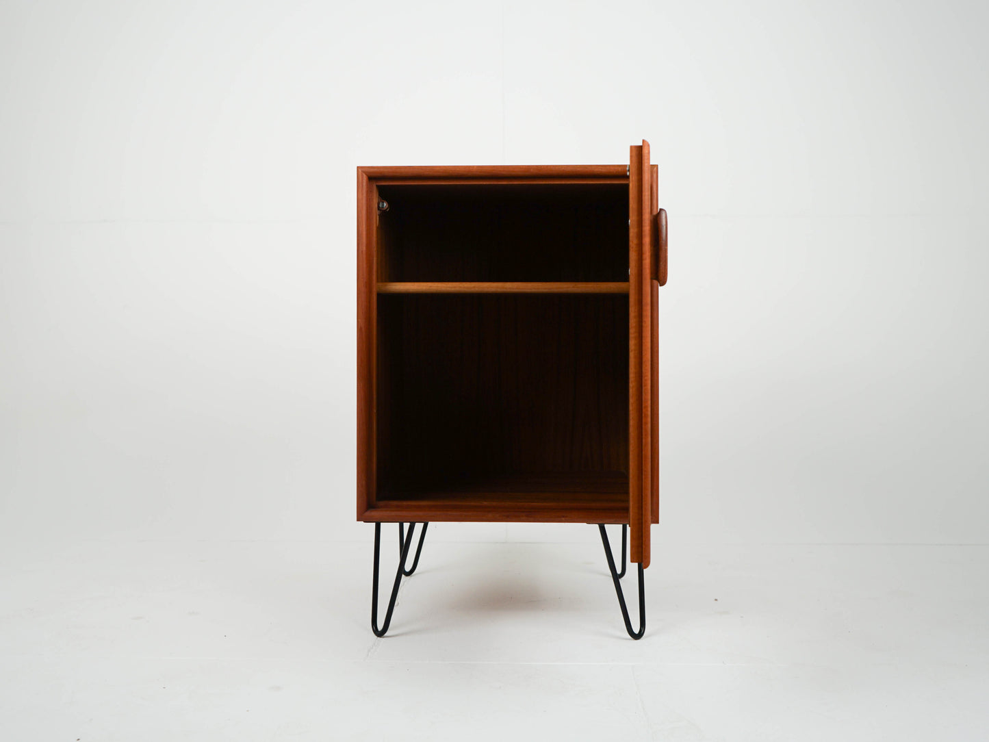 Teak Sideboard Schrank Nachttisch Vinyl Vintage Mid Century