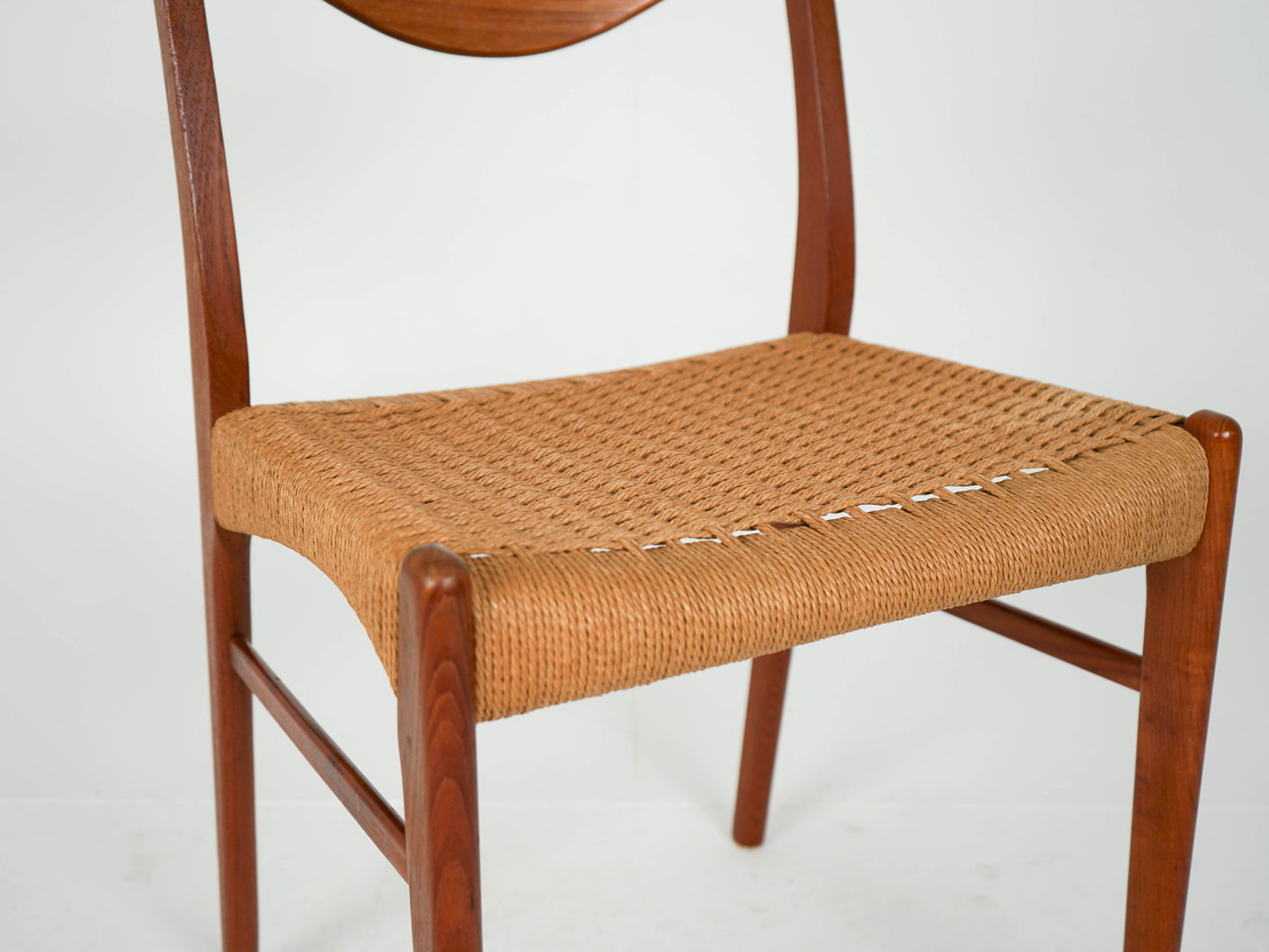 Arne Wahl Iversen Teak Stuhl GS61