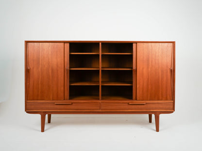 Teak Highboard Mid Century Dänisch Vintage Omann Jun 13