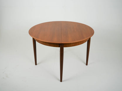 Teak Tisch Esstisch Rund Dänisch Vintage 60er Mid Century