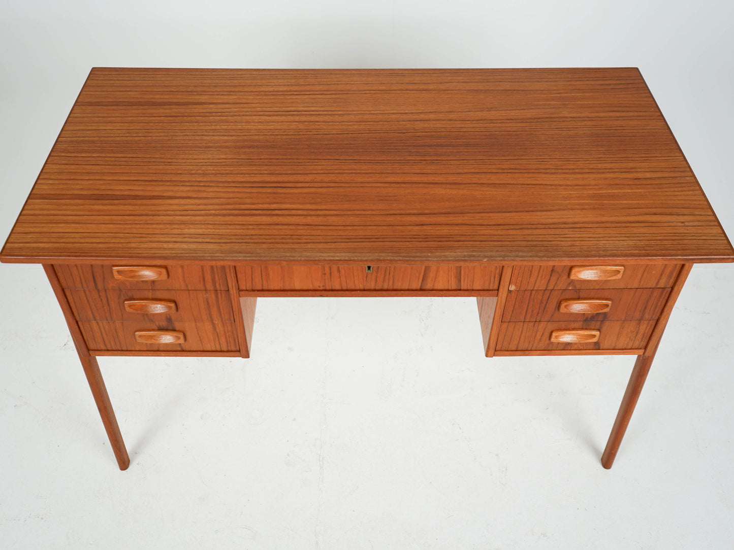 Vintage Teak Schreibtisch Desk Mid Century 60er