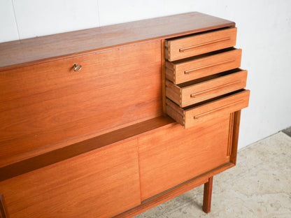 Teak Sideboard Sekretär Dänisch Vintage 60er Mid Century