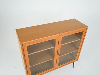 Schrank Eiche Vitrine Anrichte Dänisch Vintage 60er Mid Century