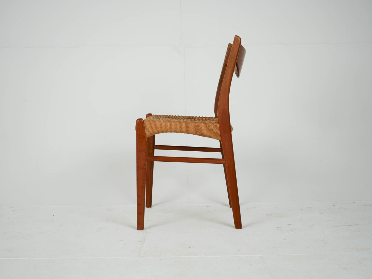 Arne Wahl Iversen Teak Stuhl GS61