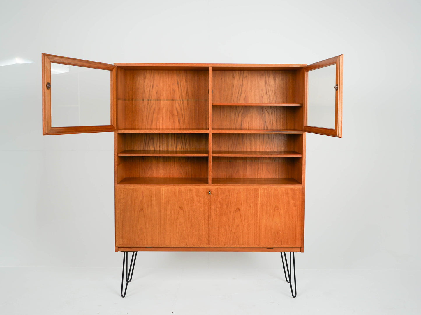 Teak Regal Bücherregal Vintage 60er Mid Century Retro Dänisch
