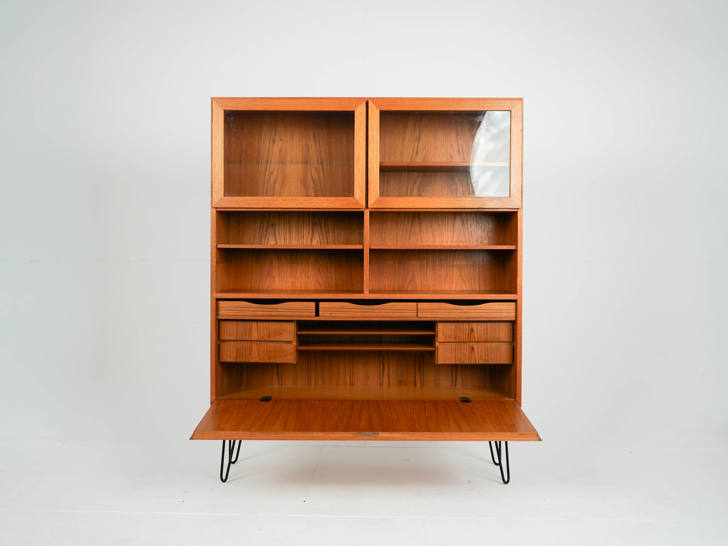 Teak Regal Bücherregal Vintage 60er Mid Century Retro Dänisch